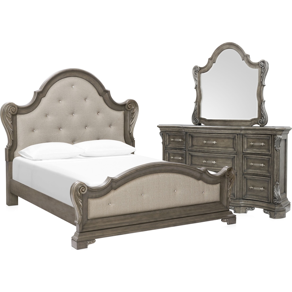 vivian gray  pc queen bedroom   