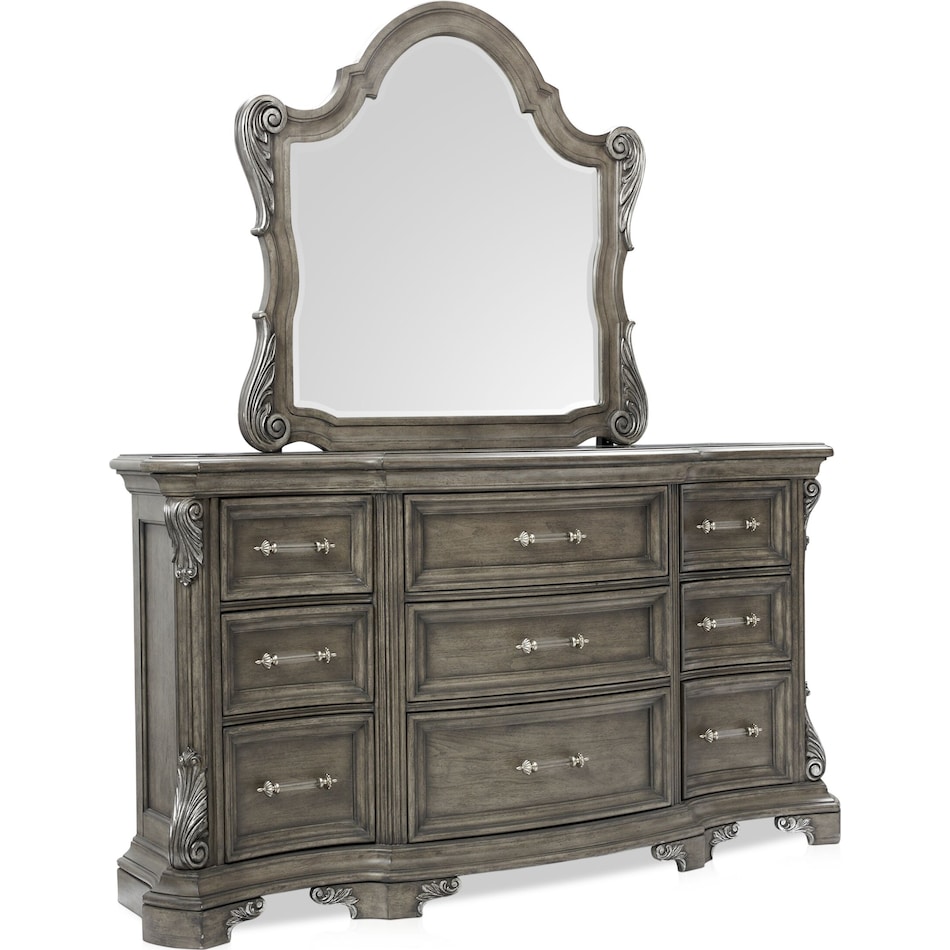 vivian gray dresser and mirror   