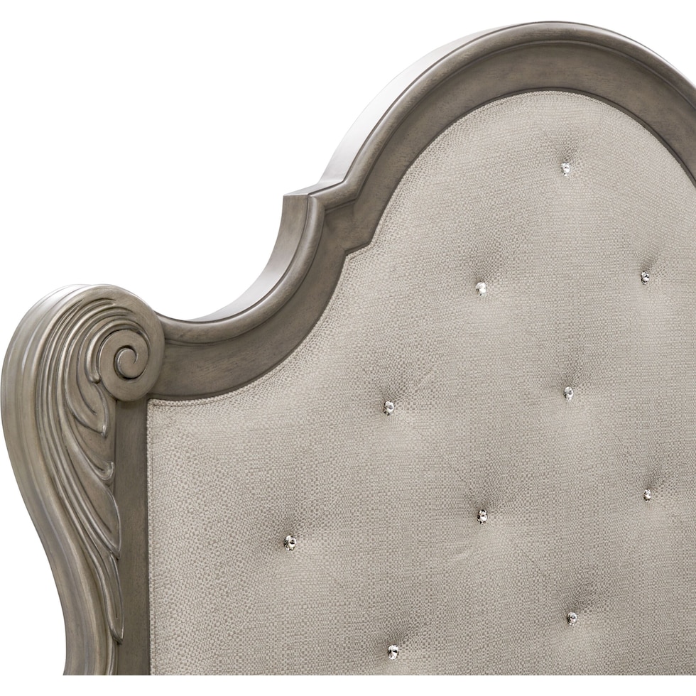 vivian gray queen bed   