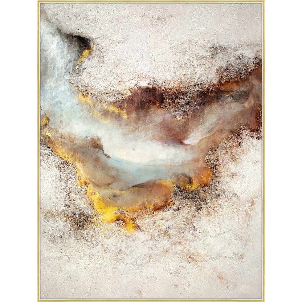 volcanic sympho neutral wall art   