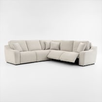 walden white sectional   