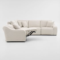 walden white sectional   