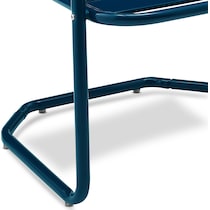 wallace blue outdoor chair set   