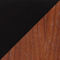 walnut black swatch  