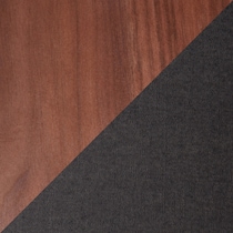 walnut black swatch  