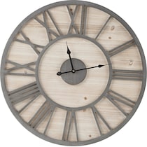 walt gray wall clock   