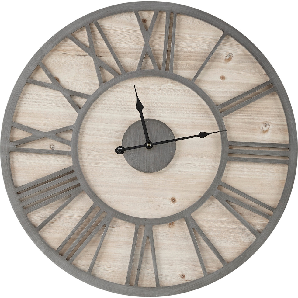 walt gray wall clock   