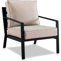 watson light brown outdoor chair set   