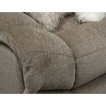 wave collection gray  pc reclining sectional   