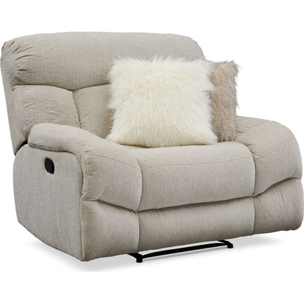 Wave Manual Recliner - Ivory