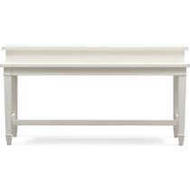 waverly white sofa table   