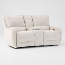 wayne white loveseat   