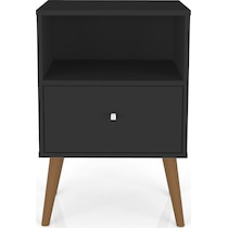 webb bedroom black nightstand   