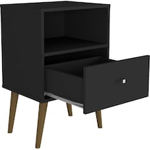 webb bedroom black nightstand   