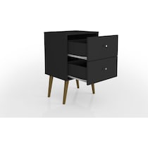 webb bedroom black nightstand   