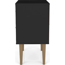 webb bedroom black nightstand   