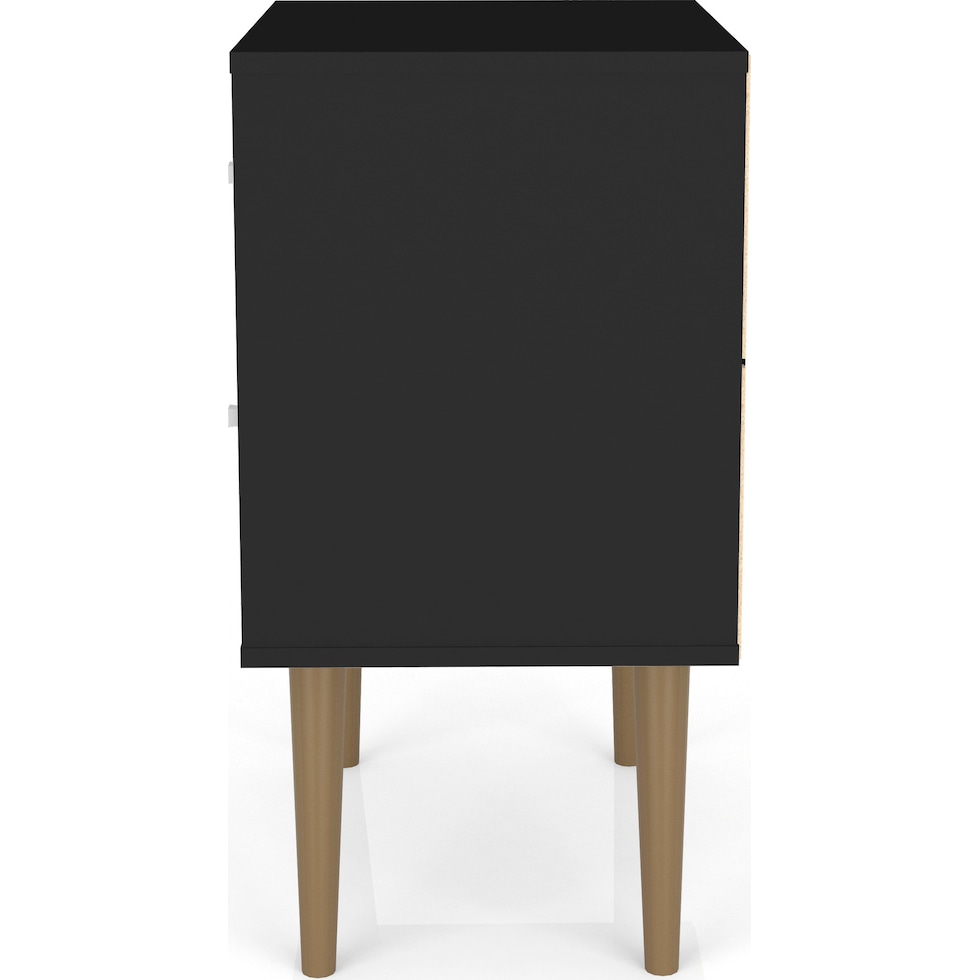 webb bedroom black nightstand   