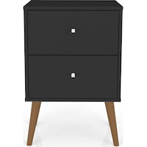 webb bedroom black nightstand   