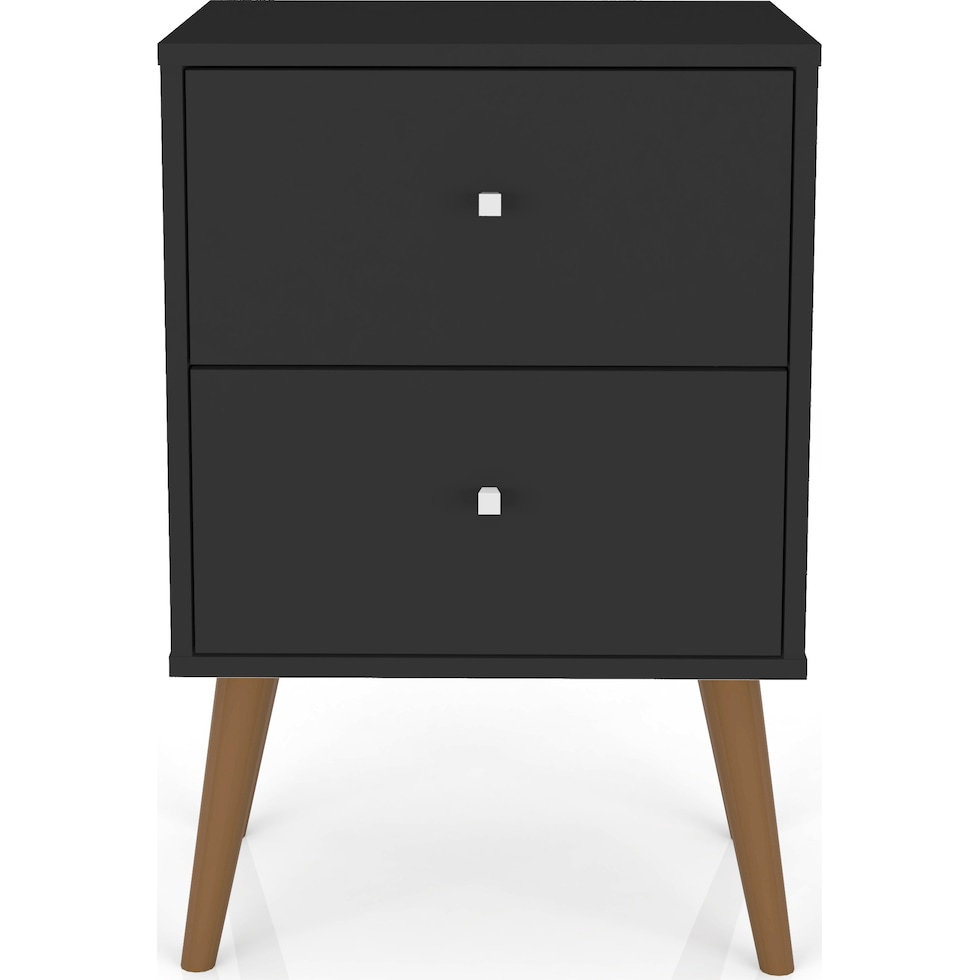 webb bedroom black nightstand   