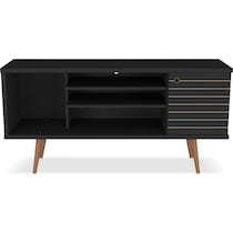 webb black tv stand   