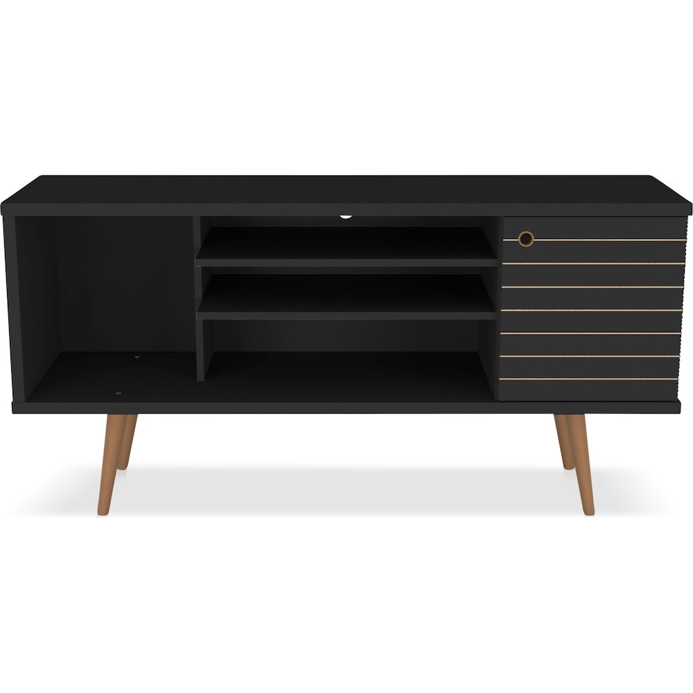 webb black tv stand   
