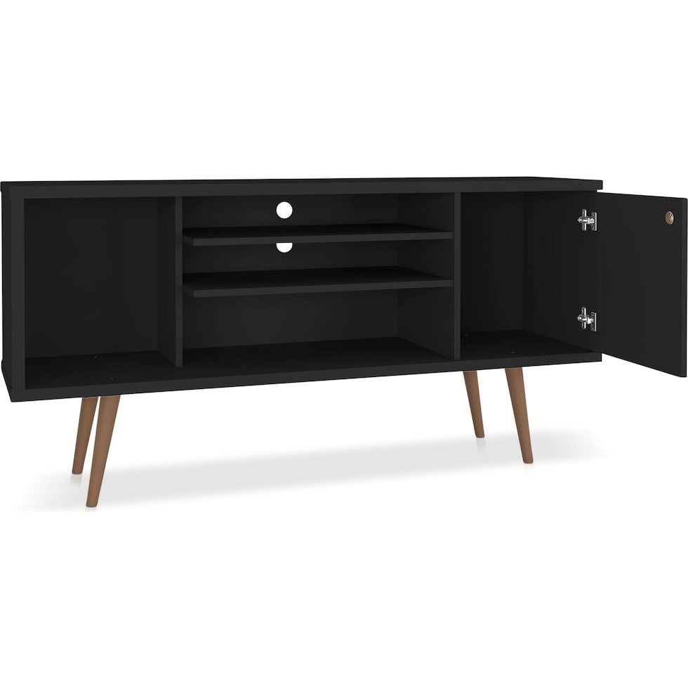 webb black tv stand   