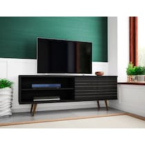 webb black tv stand   