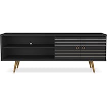 webb black tv stand   
