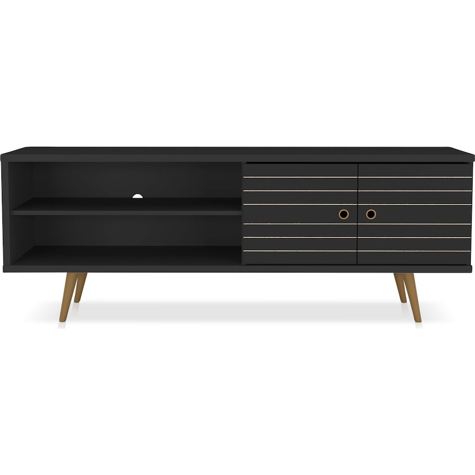 webb black tv stand   