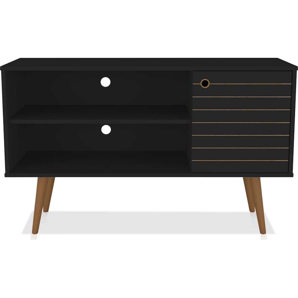 webb black tv stand   