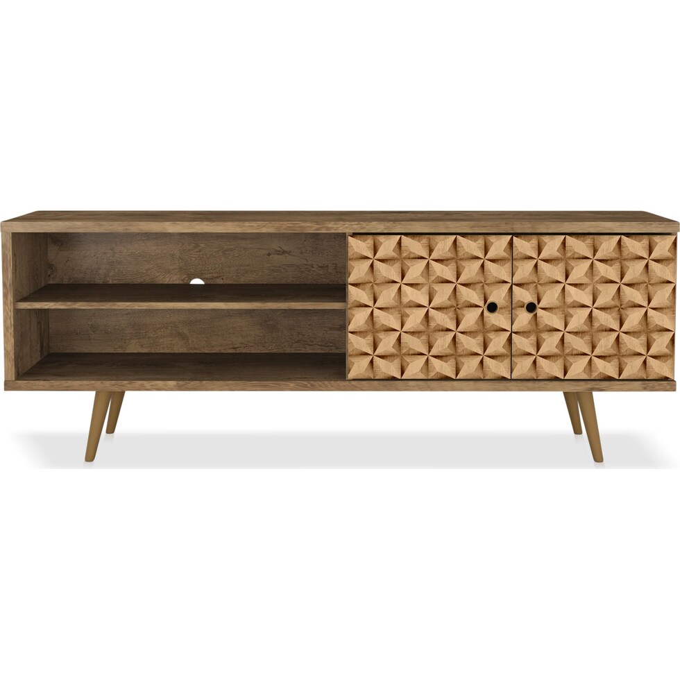 webb brown d print tv stand   