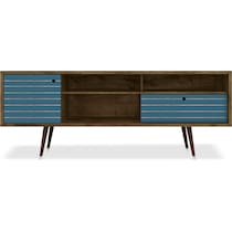 webb brown aqua tv stand   