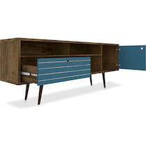webb brown aqua tv stand   