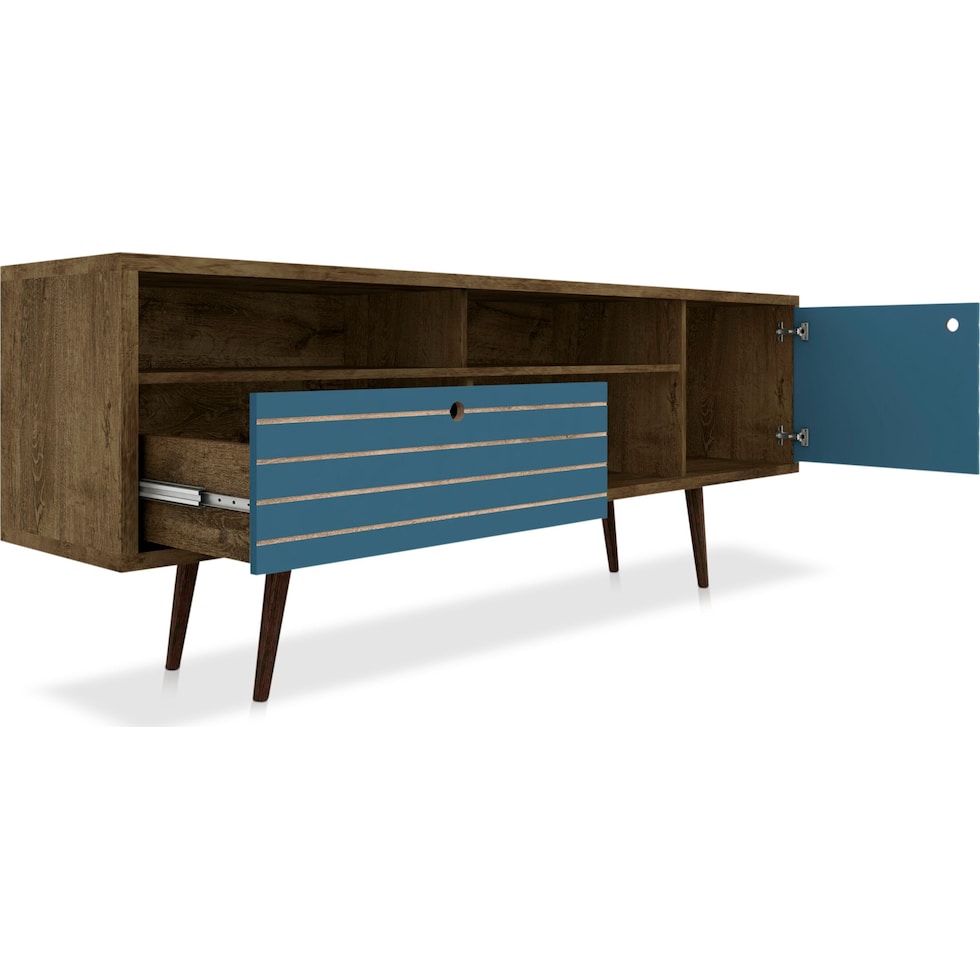 webb brown aqua tv stand   