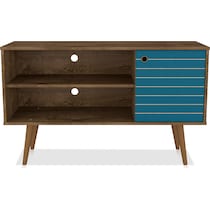 webb brown aqua tv stand   