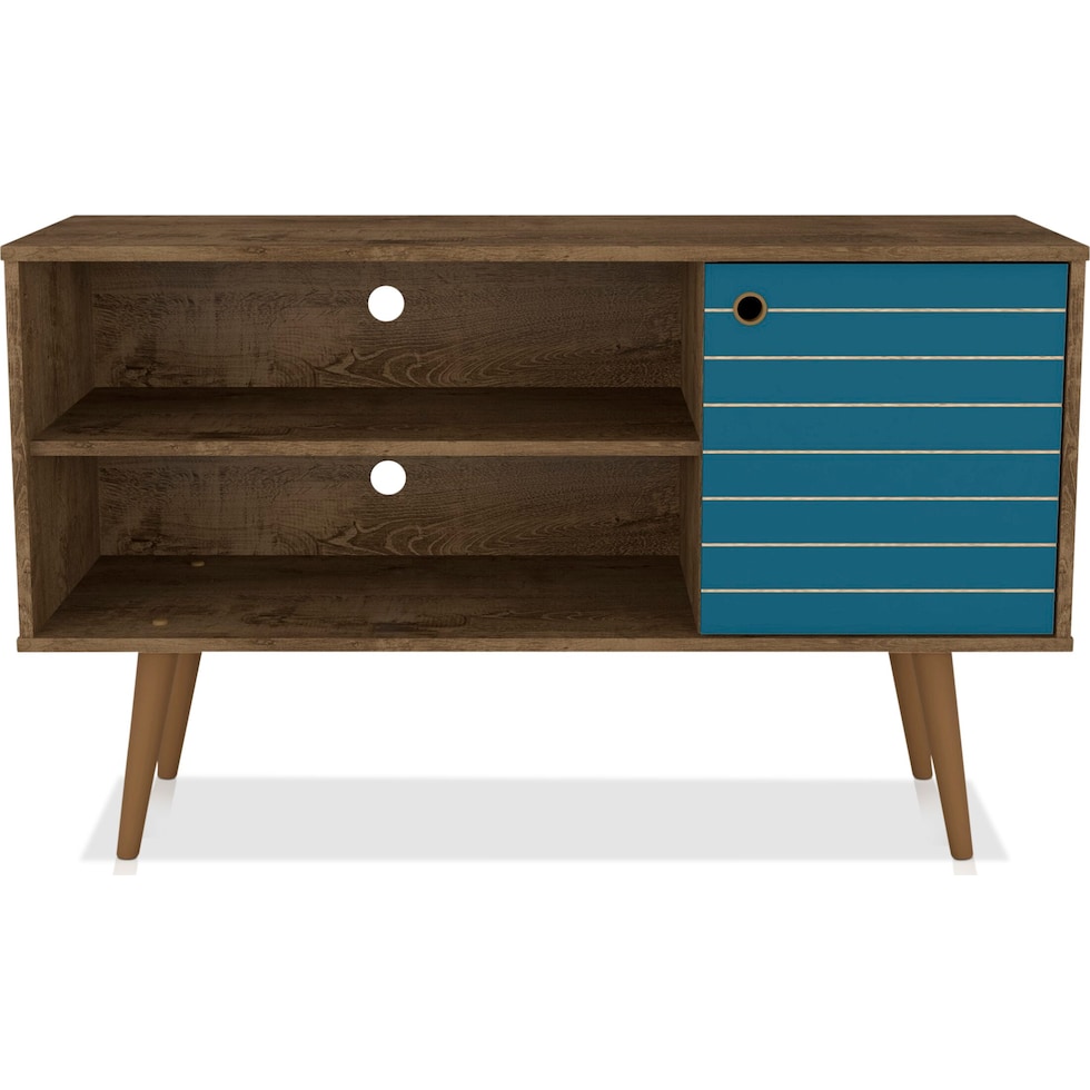 webb brown aqua tv stand   