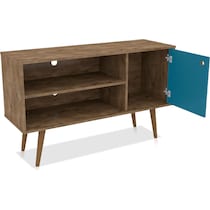 webb brown aqua tv stand   
