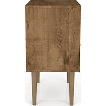 webb brown yellow nightstand   
