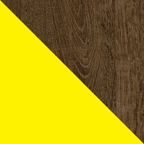 webb brown yellow nightstand   
