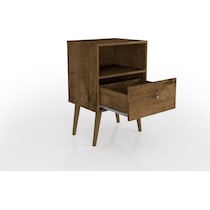 webb dark brown nightstand   