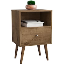webb dark brown nightstand   
