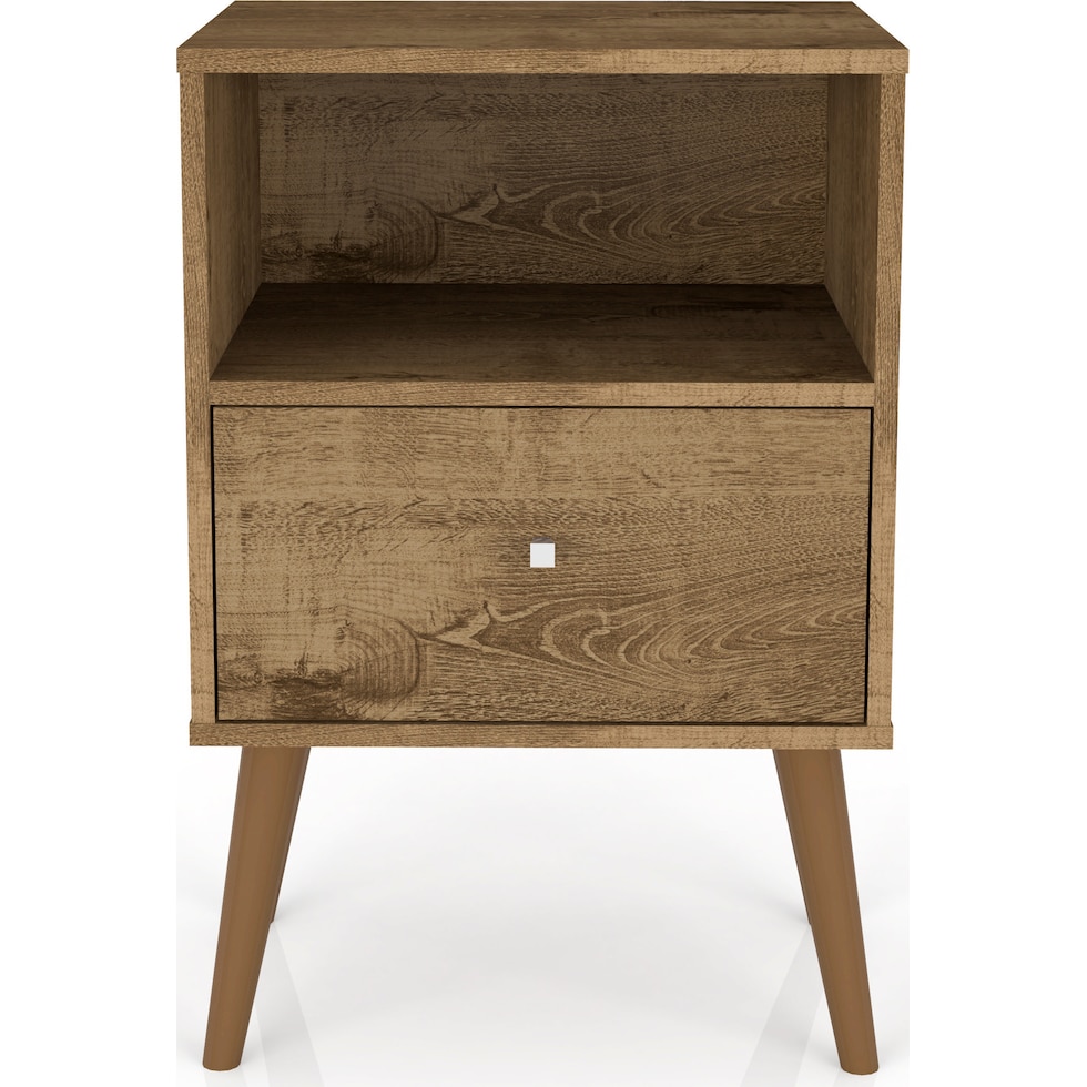 webb dark brown nightstand   