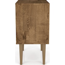 webb dark brown nightstand   