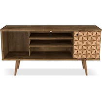 webb dark brown tv stand   