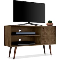 webb dark brown tv stand   