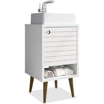 webb white bathroom vanity   