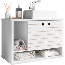 webb white bathroom vanity   