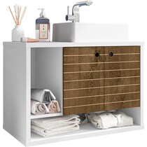 webb white brown bathroom vanity   
