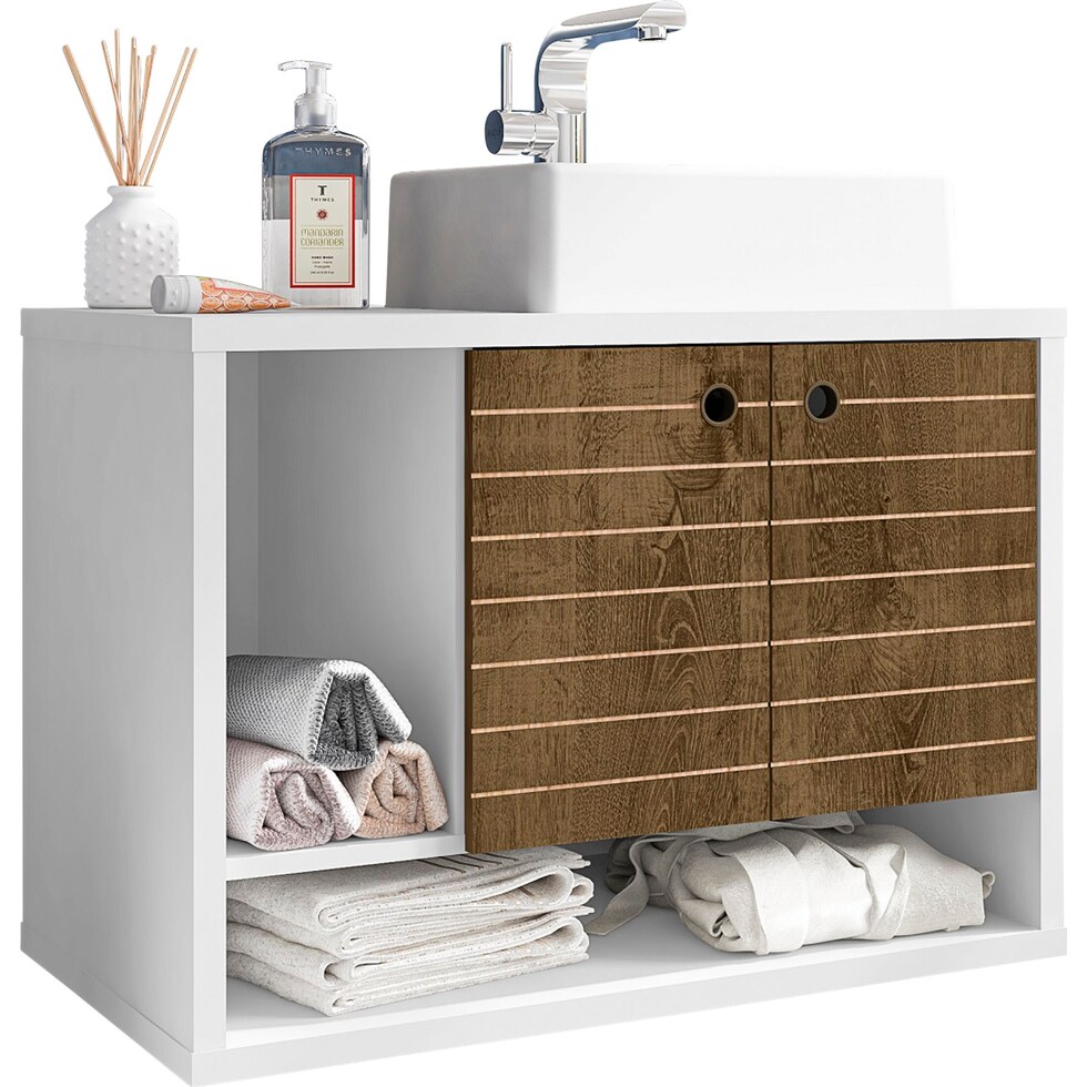 webb white brown bathroom vanity   