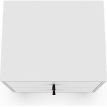 webb white nightstand   